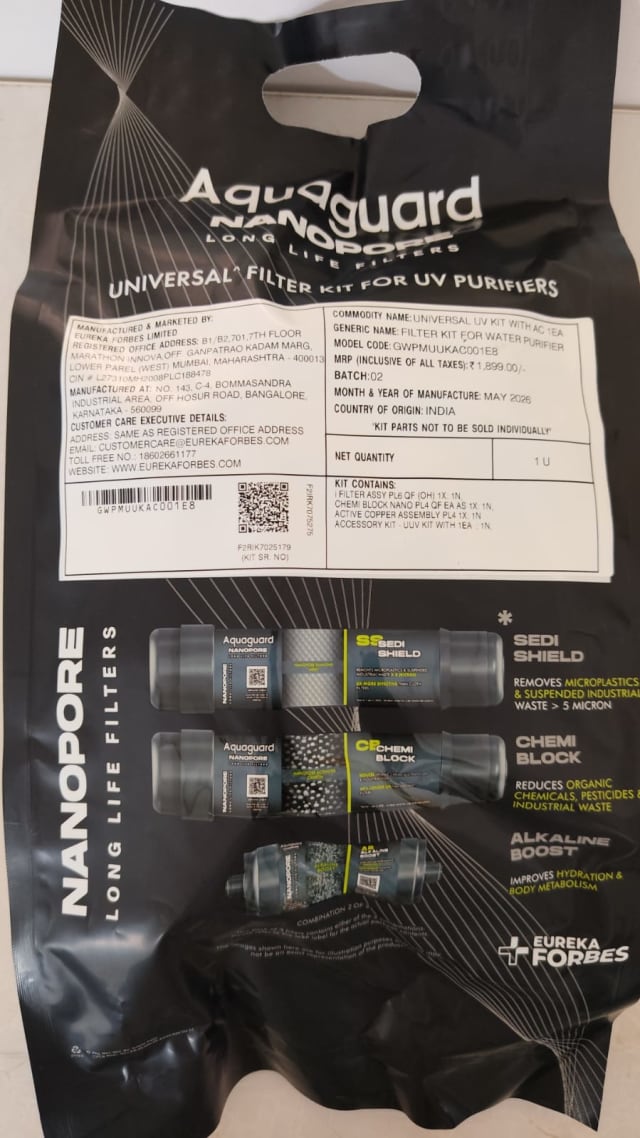 Eureka Forbes Universal UV Kit with AC 1EA