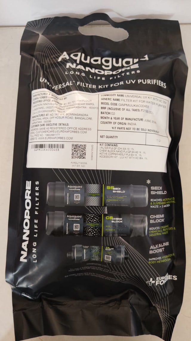 Eureka Forbes Universal UV Kit with AC 3EA view 2
