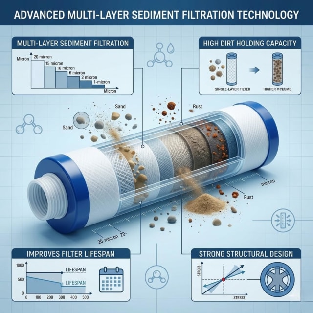 Eureka Forbes Water Filter Cartridge Aquaguard view 3