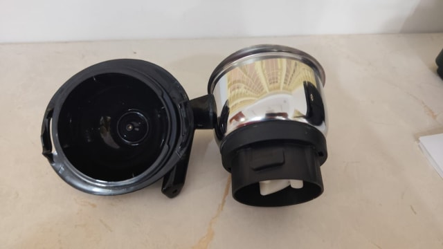 Jar Assly SS 0.4 LTR with Handle (Black) view 2