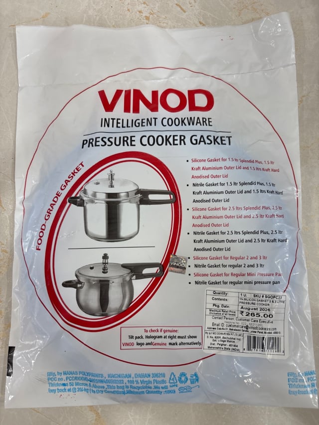 Gasket 2/3 LTR Silicon